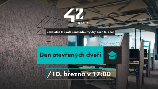  Den otevřených dveří 42 Prague, 10. března od 17:00